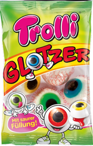 トロ―リ目玉グミ　3袋   Trolli Glotzer